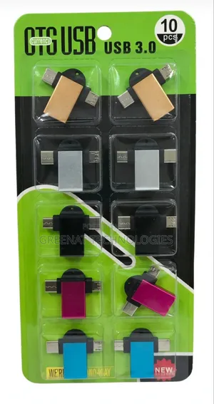 2-in-1 OTG Adapter: USB 3.0 to Micro USB & Type-C
