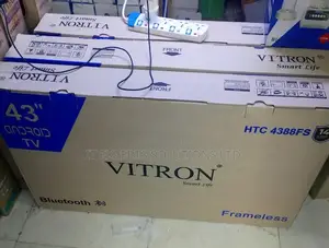 Vitron 43-Inch QLED Smart Android TV (Modeli ya 2025) - FHD, Bluetooth