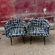 Black and White Manicure Chairs - 2