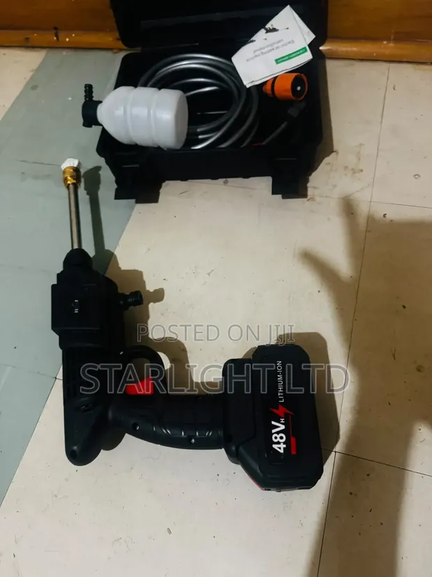 48V Cordless Pressure Washer - Lithium Battery - 1