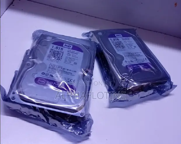 2TB WD Purple Hard Drive ya Surveillance - 1