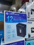 Lightwave Paper/CD Shredder, 12 Sheets, 21L - 1