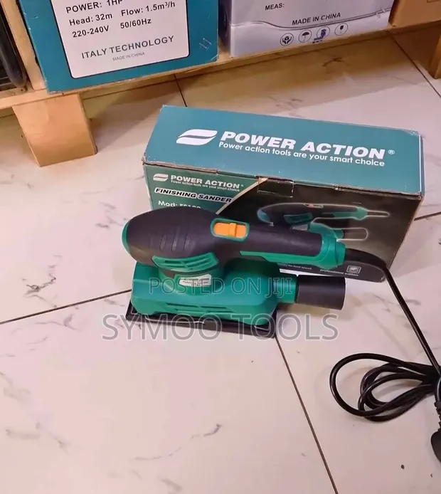 Power Action Finishing Sander - Mpya Kabisa - 1