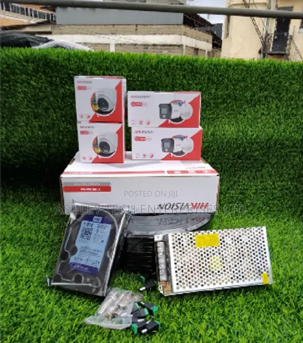 Hikvision 4CH Smart Hybrid CCTV Camera Kit - 1