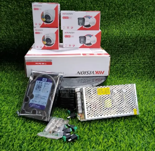 Mfumo wa Usalama wa Hikvision wa Kamera 4 - 1