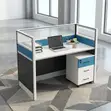 Individual Workstation Desk - Blue - 4