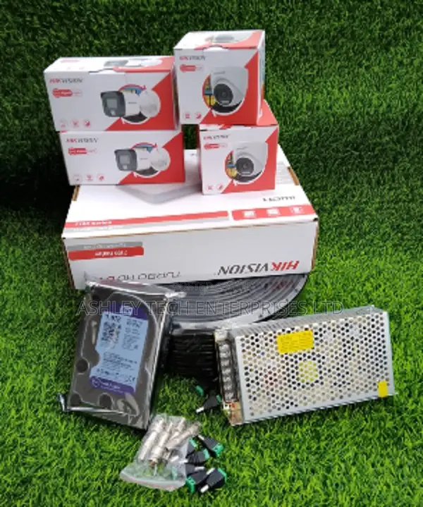 Hikvision Smart Hybrid 4 Channel CCTV Full Kit - 1