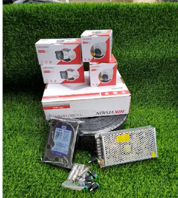 Hikvision 4CH HD Smart Hybrid Surveillance Kit - 1