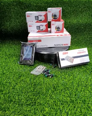 Kifurushi cha CCTV cha Kamera 4 za Hikvision Smart Security