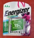 Energizer Rechargeable AA Batteries - 4 Pack - 2