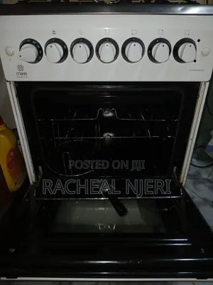 Mika Cooker ya 60cm - 3 Gas Burners, Oven ya Umeme