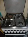 Mika Cooker ya 60cm - 3 Gas Burners, Oven ya Umeme - 2