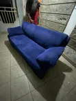 Used 3 Seater Sofa - Blue - 2