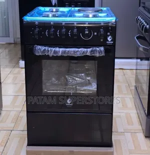 Euroken Standing Cooker 3 Gas + 1 Umeme 50x55