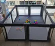Playpen Kubwa ya Watoto Inayokunjwa (150x180cm) - Mipira 50 + Pete 2 - 2