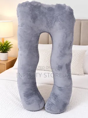 U-Shaped Velvet Maternity Pregnancy Pillow