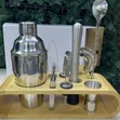 10-Piece Cocktail Shaker Set - Silver - 2