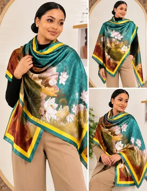Silk Scarves - Floral Pattern