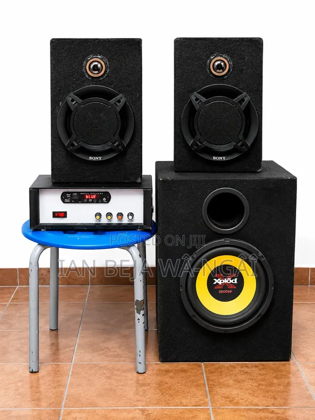 Sony 2.1 Subwoofer System with 2 Midrange Speakers - 1
