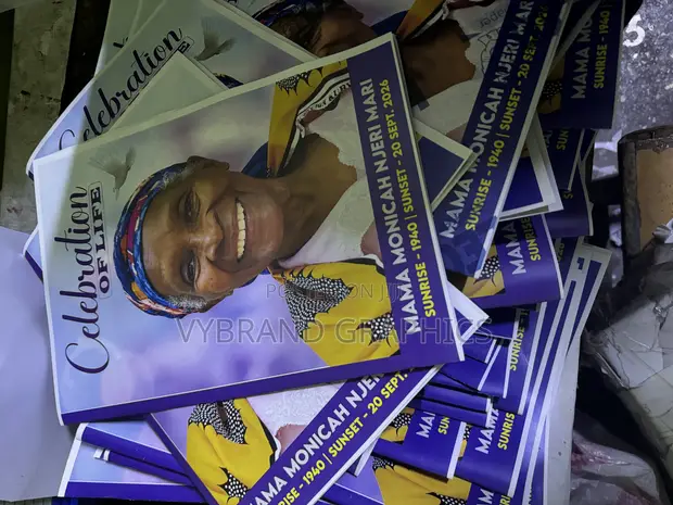 8 Page Laminated/Unlaminated Burial Program - 1