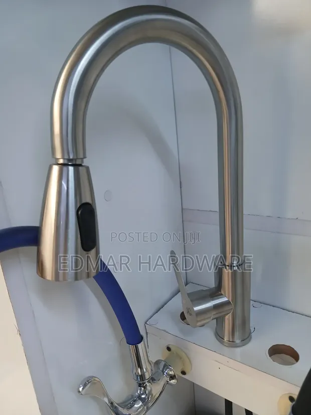 Aico Pull Out Pillar Kitchen Mixer - Mpya Kabisa - 1