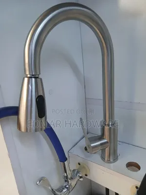 Aico Pull Out Pillar Kitchen Mixer - Mpya Kabisa