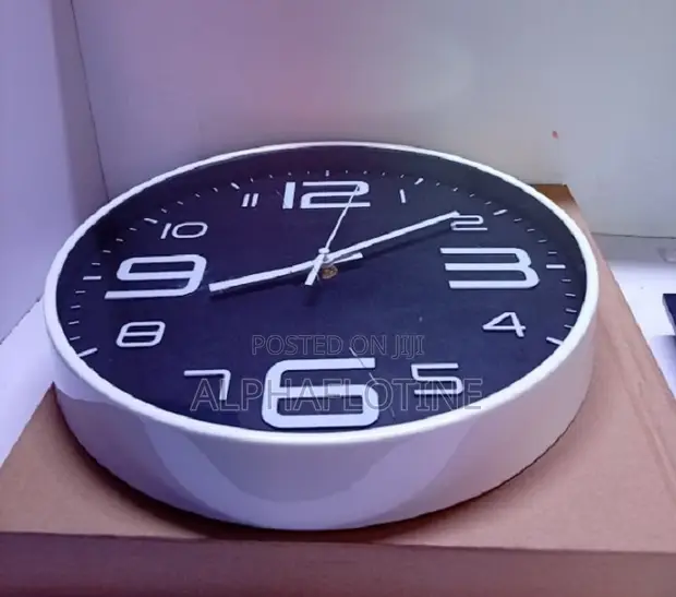 Modern 3D Digital Wall Clock with Hidden Camera - 1