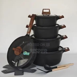 Donnor Set ya Vyombo vya Kupikia Vipande 15