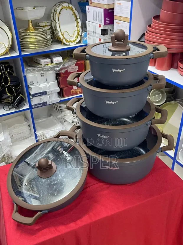 Set ya Sufuria za Granite Mpya (10 Vipande) - 1