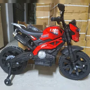 Pikipiki ya Umeme kwa Watoto yenye Magurudumu ya Mpira