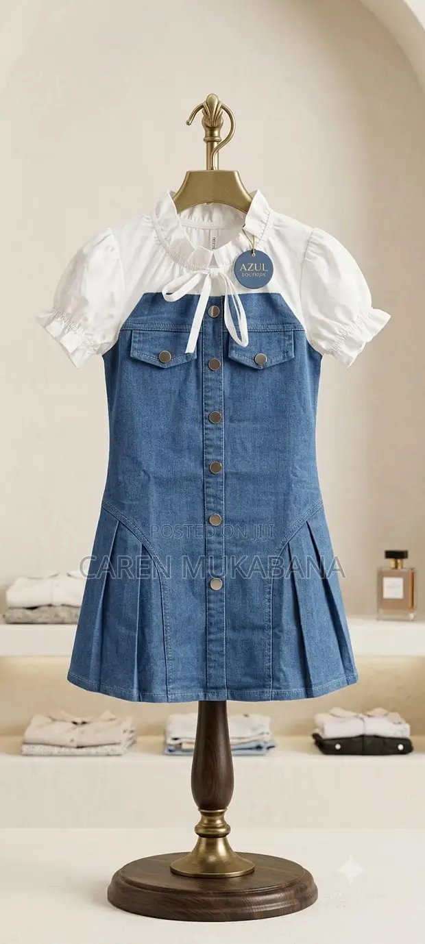 Unique Brand Girls Dress - Multicolor - 1