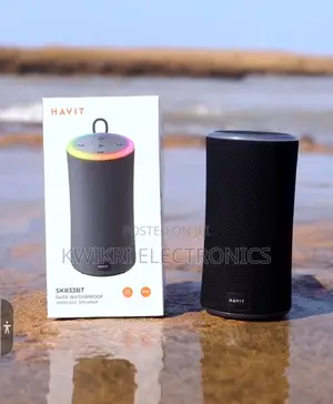 Havit SK833BT Spika Isiyo na waya ya Kubebeka, Inayopiga Bass, Isiyo na Maji