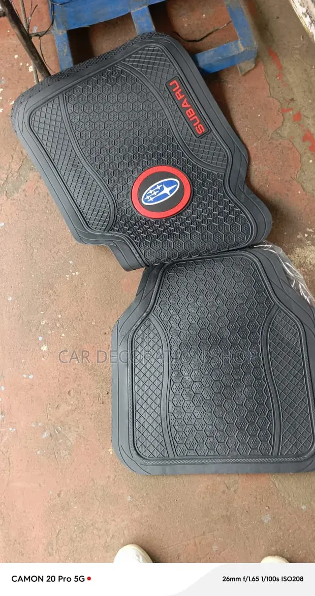 Subaru Floor Mats with Star Cluster Logo - 1