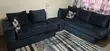 5-Seater Blue Sofa Couch - 2