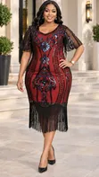 Elegant Lace Dress - 5