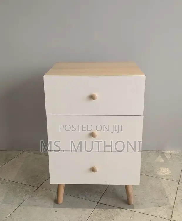 La Bella Anya 3-Drawer Oak Bedside Table (DIY) - 1