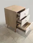 La Bella Anya 3-Drawer Oak Bedside Table (DIY) - 3