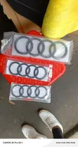 Audi Rings Nyeusi Gloss - Nembo ya Grille ya Mbele/Begi ya Nyuma - 2