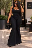 Flared Plain Jeans - Wanawake - 2