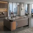 Premium Executive L-Shape Office Desk - 3