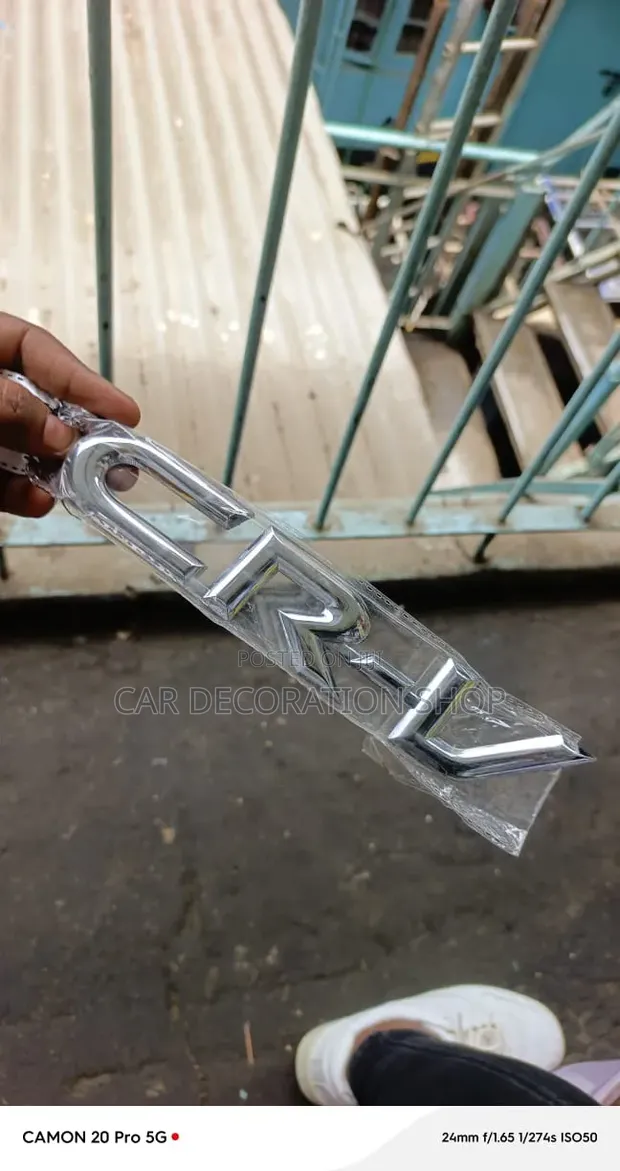 Honda CR-V Kipande cha Jina cha Mkia wa Chrome - 1