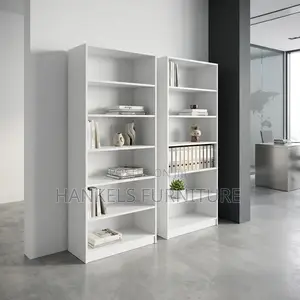 Brand New 5-Shelf Wooden Office Bookshelf