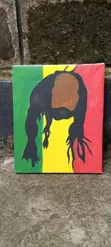 Bob Marley Art - Rasta Colours - 1