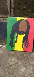 Bob Marley Art - Rasta Colours - 2