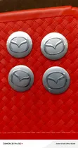 Self-Adhesive Stick-On Mazda Rim Logo Stickers - 2