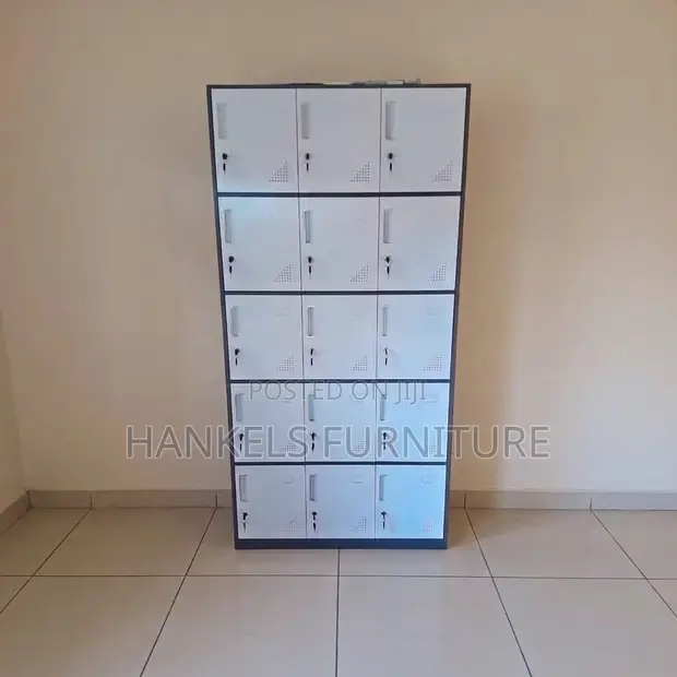 15 Door Steel Locker Cabinet - 1