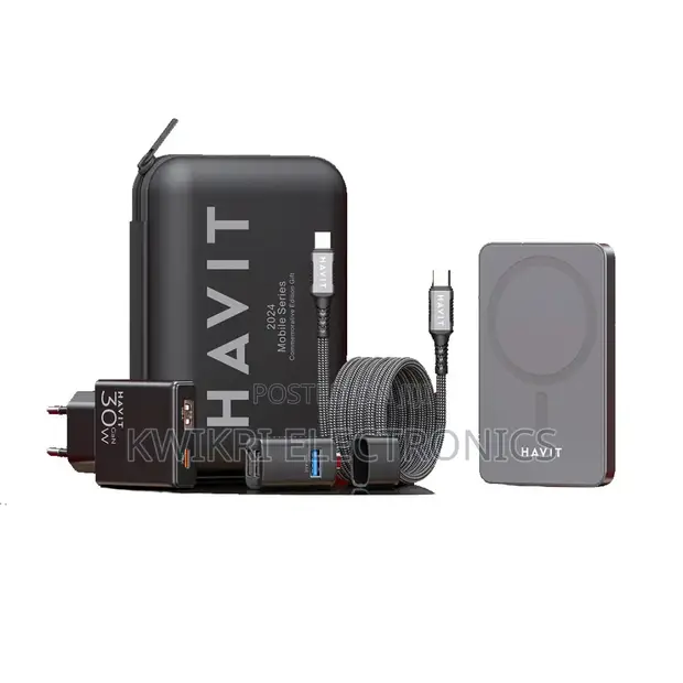 Havit STK088 Travel Kit (Power Bank, Cable, Hub, Charger) - 1