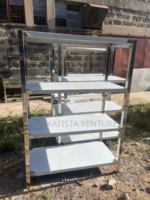 Commercial Stainless Steel Rack, 4 Tiers - 1