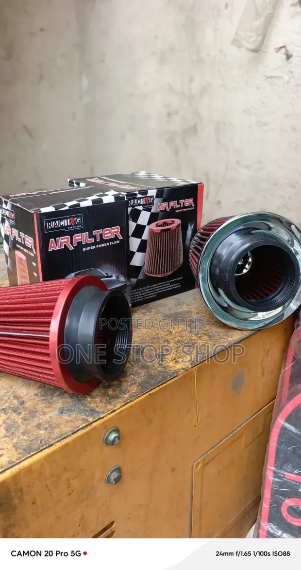 3" Cone Air Filter for Improved Engine Induction Sound & Throttle Response - 1