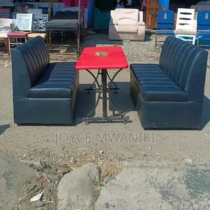 Seti ya Kula ya Mgahawa ya Kisasa - Benchi na Meza